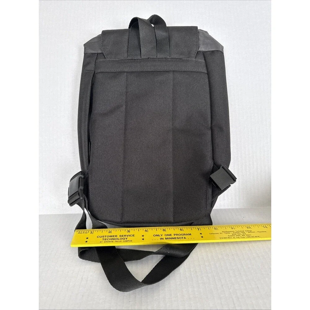 Herschel Supply Co Backpack Retreat Sling Bag 5L Black Nylon Strap Leather Trim